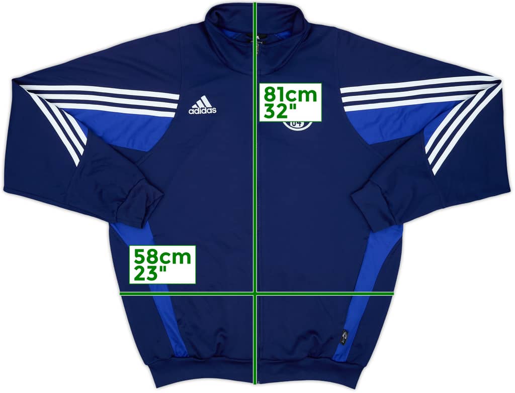 2003-04 Schalke adidas Track Jacket - 7/10 - (XL)