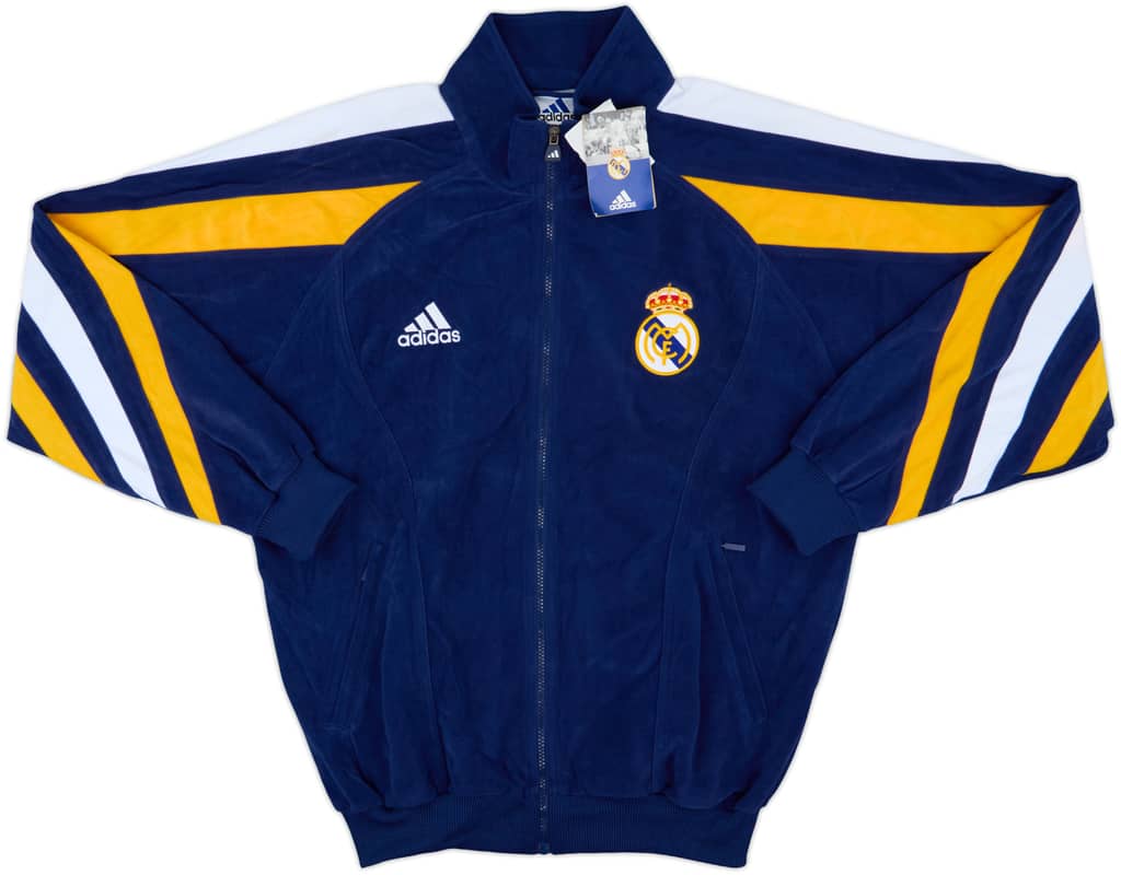 1998-99 Real Madrid adidas 1/4 Zip Fleece Top (M/L)