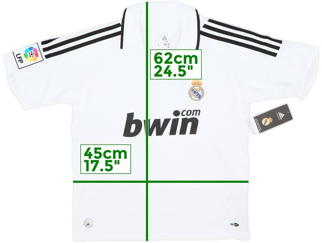 2008-09 Real Madrid Camiseta Local (M.Boys)