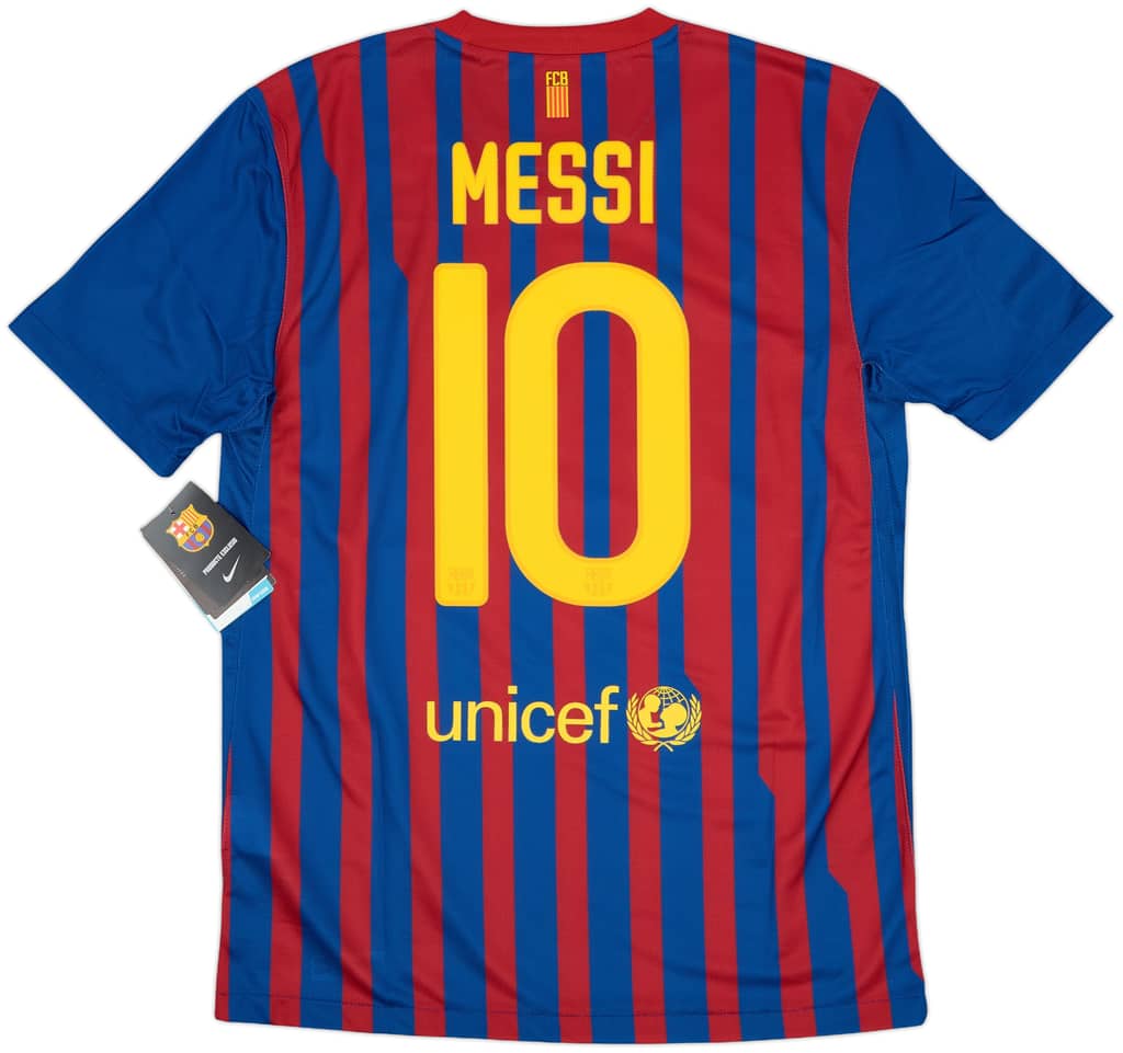 2011-12 Barcelona Home Shirt Messi #10 (M)