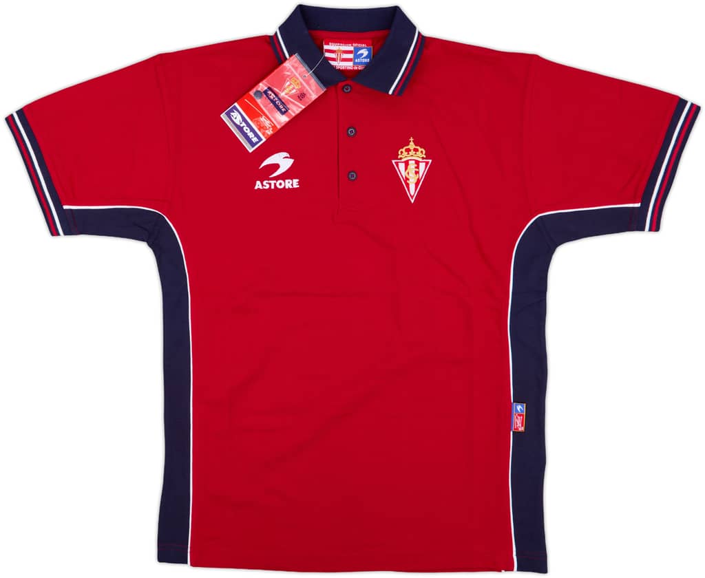 2008-09 Sporting Gijon Astore Polo Shirt (S)