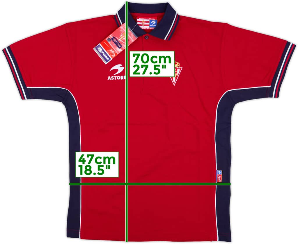 2008-09 Sporting Gijon Astore Polo Shirt (S)