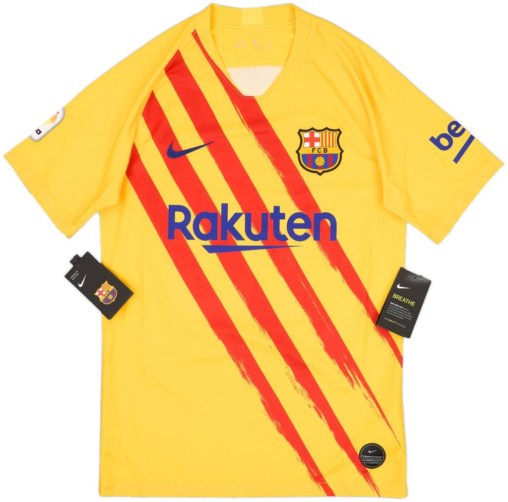 2019-20 Barcelona 'Senyera' Fourth Shirt Messi #10 (S)