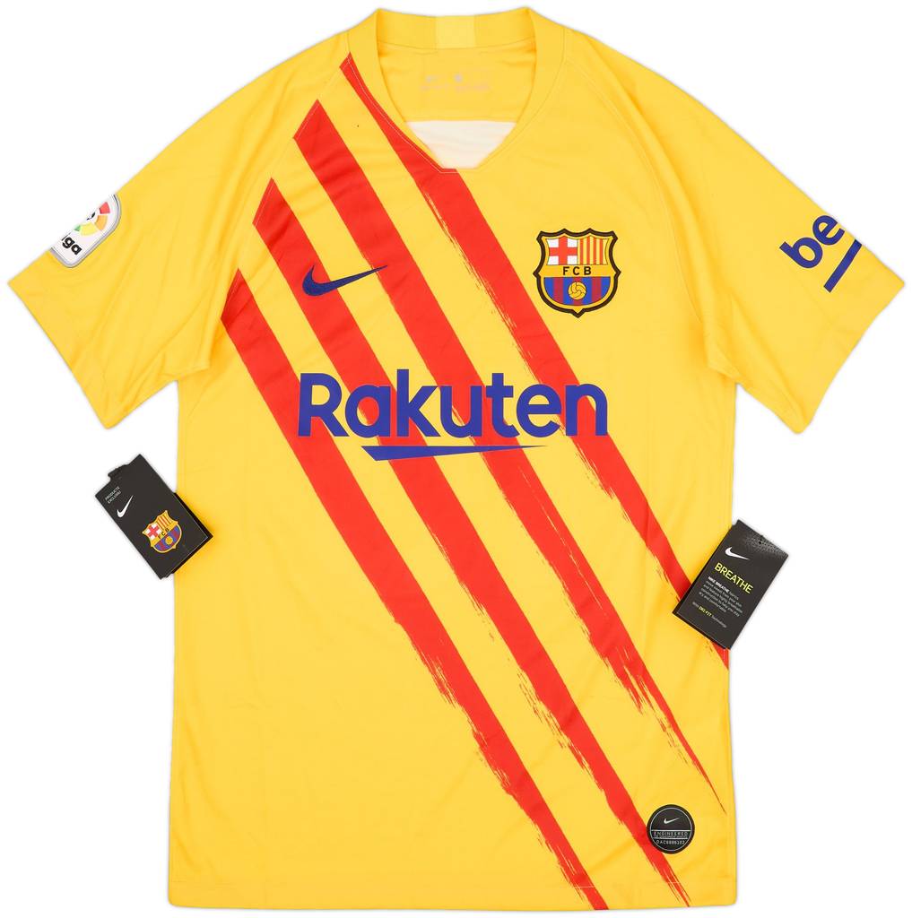 2019-20 Barcelona 'Senyera' Fourth Shirt Messi #10 (S)