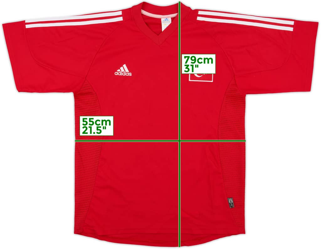 2002-03 Turkey Home Shirt - 8/10 - (L)