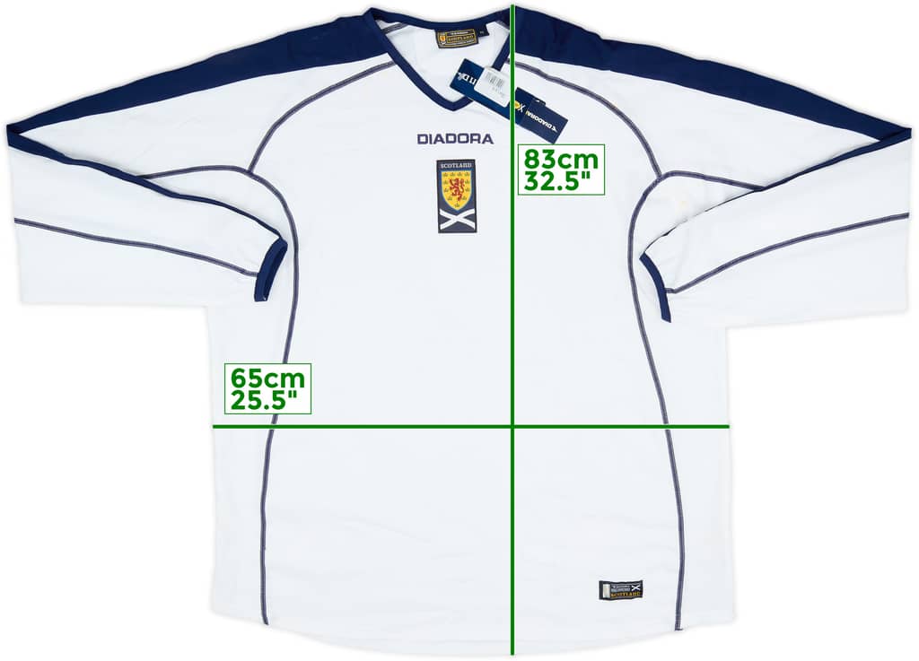 2003-05 Scotland Away L/S Shirt (XXL)