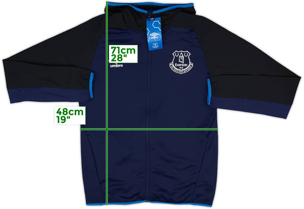 2017-18 Everton Umbro Hooded Jacket (S)