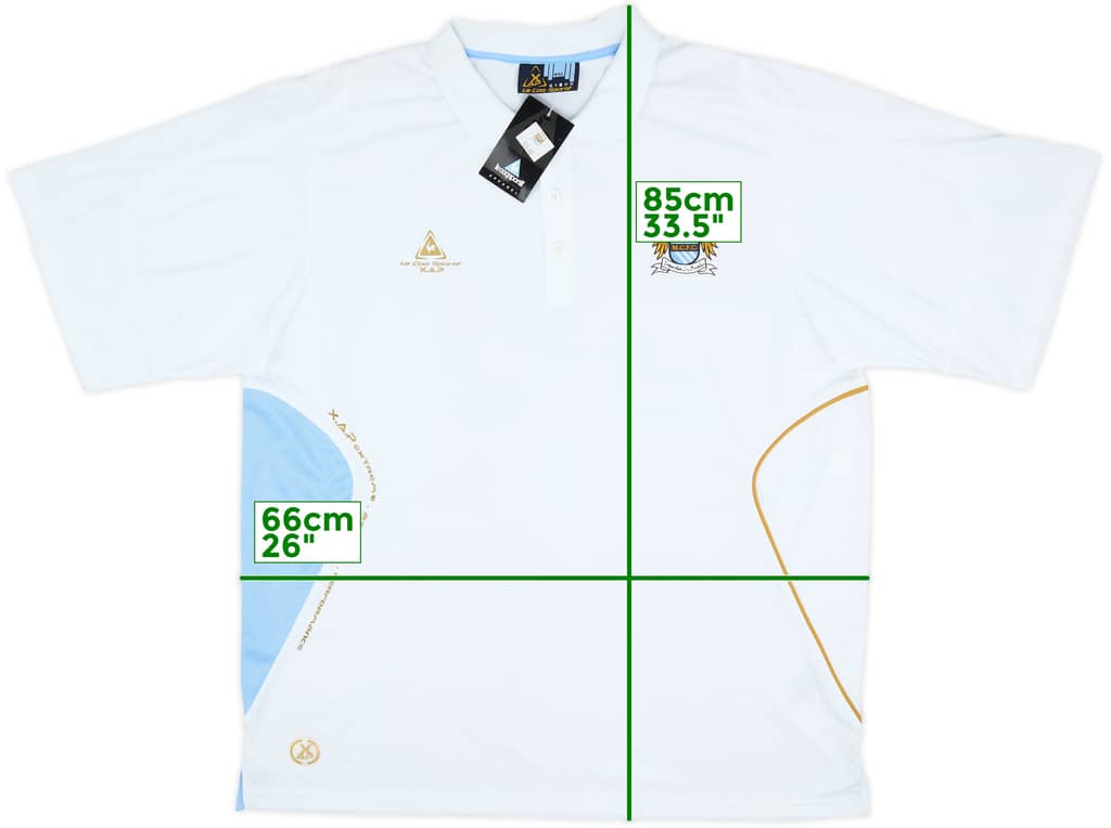 2007-08 Manchester City Le Coq Sportif Polo Shirt (4XL)