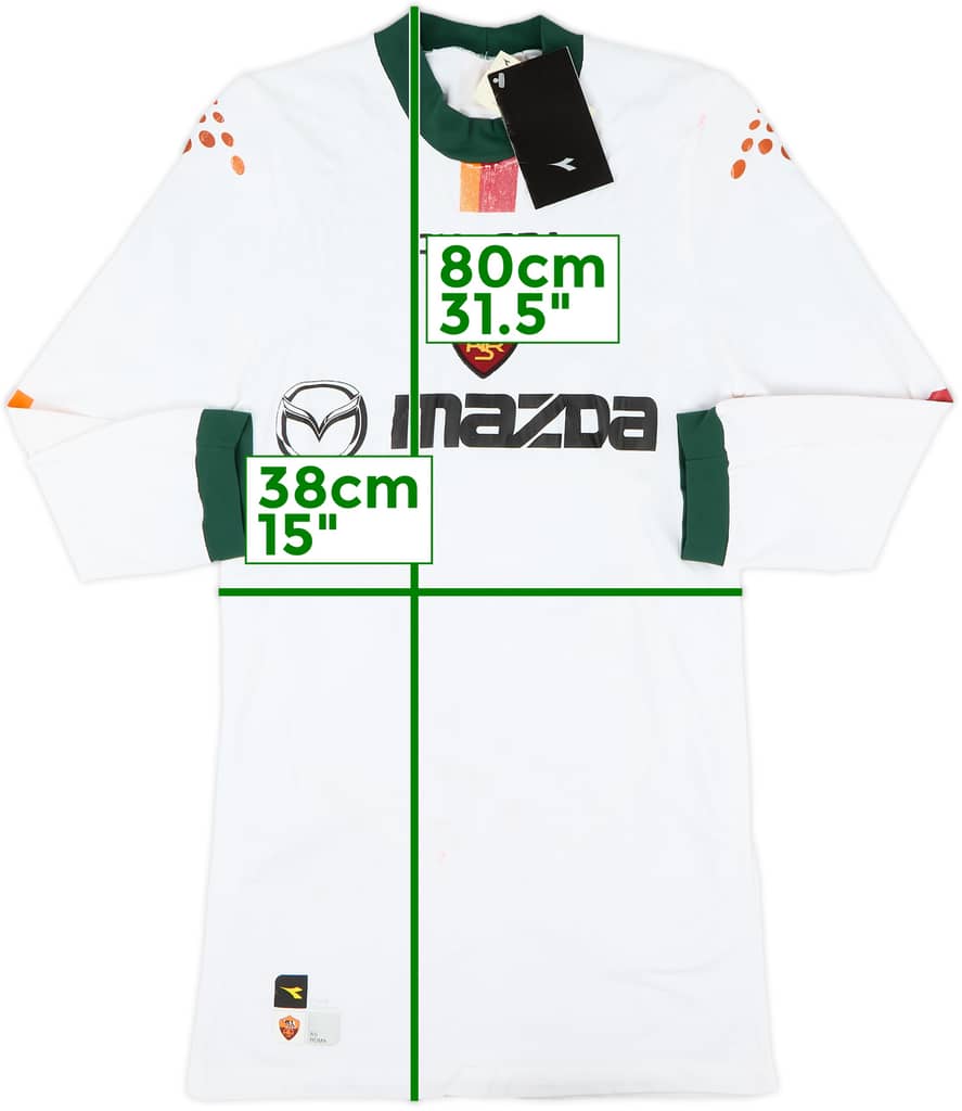 2004-05 Roma Player Issue European Away L/S Shirt (L/XL)