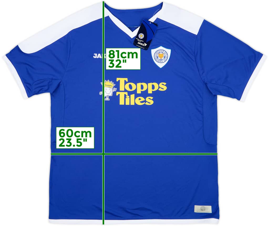 2007-09 Leicester Home Shirt (XXL)
