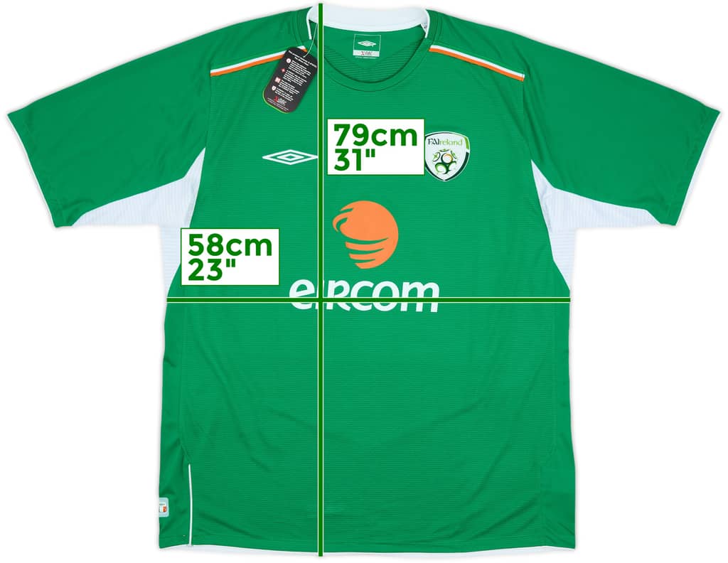2004-06 Ireland Home Shirt (XL)