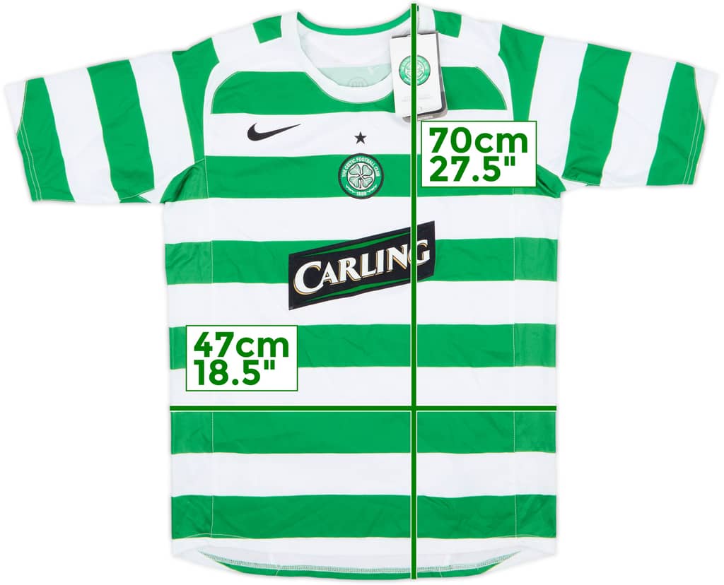 2005-07 Celtic Home Shirt (XL.Boys)