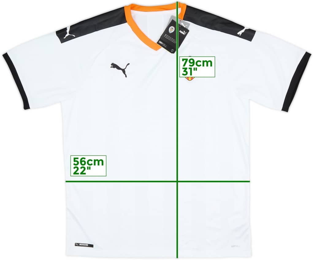2019-20 Valencia Home Shirt (XL)
