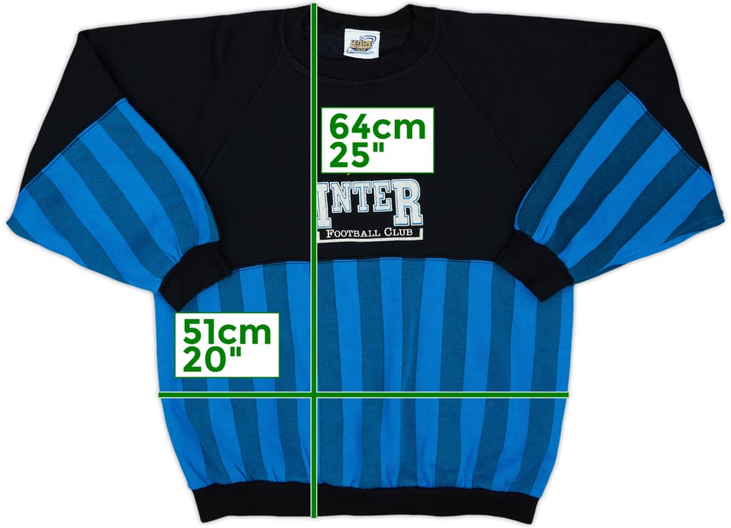 1990-91 Inter Milan Le Felpe Dei Grandi Sweat Top - 5/10 - (S)