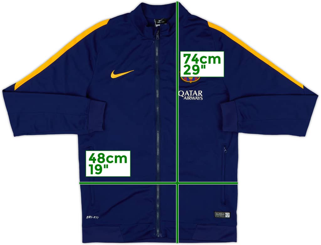 2015-16 Barcelona Nike Track Jacket - 8/10 - (M)