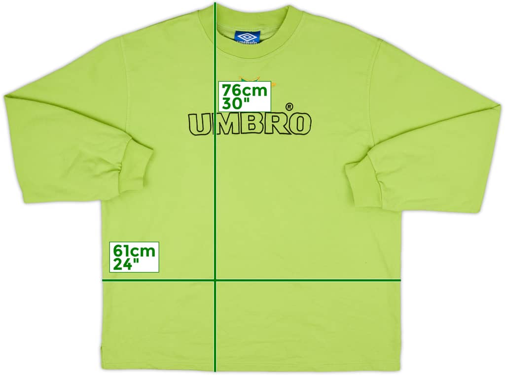 2001-02 Moreirense Umbro Sweat Top - 8/10 - (L)