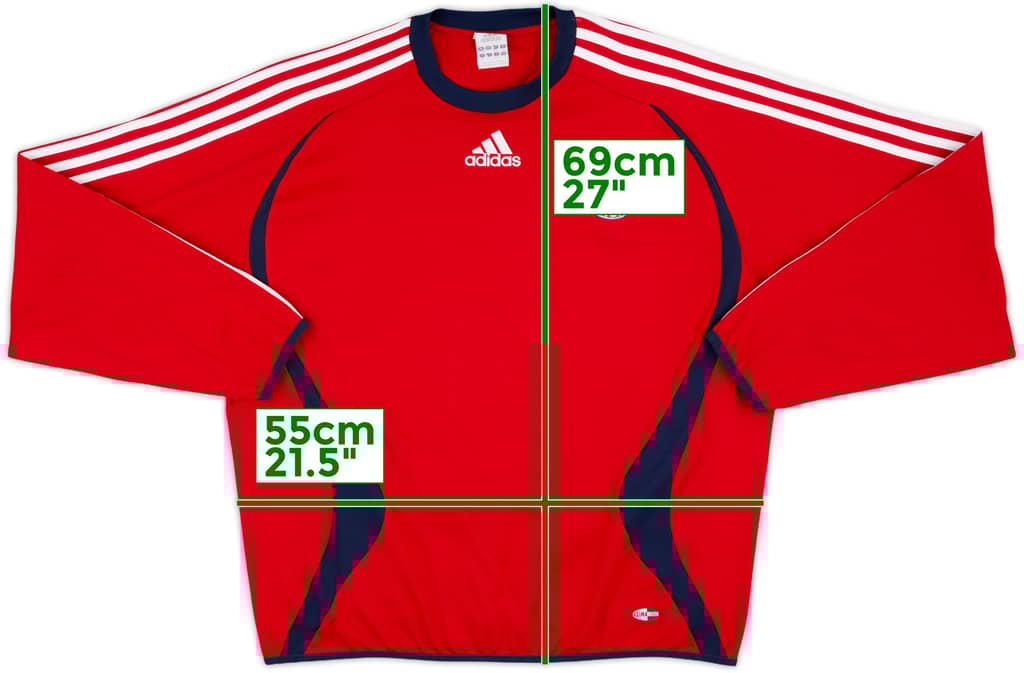 2006-07 Bayern Munich adidas Sweat Top - 8/10 - (L)