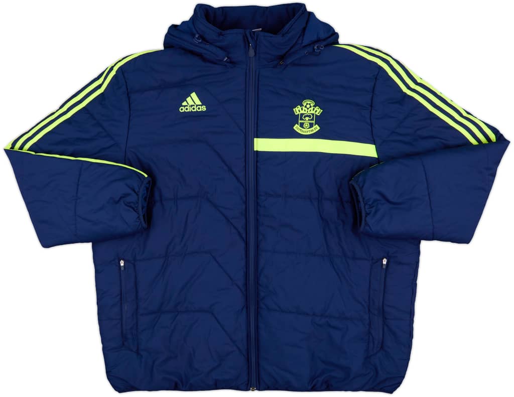 2013-14 Southampton adidas Padded Bench Coat - 8/10 - (XXL)