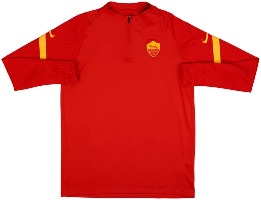 2020-21 Roma Nike 1/4 Zip Drill Top - 8/10 - (L)