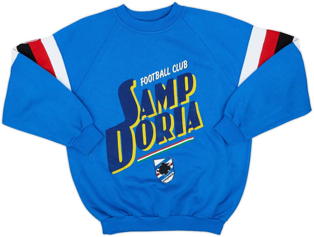 1990-91 Sampdoria Le Felpe Dei Grandi Club Sweat Top - 8/10 - (M)