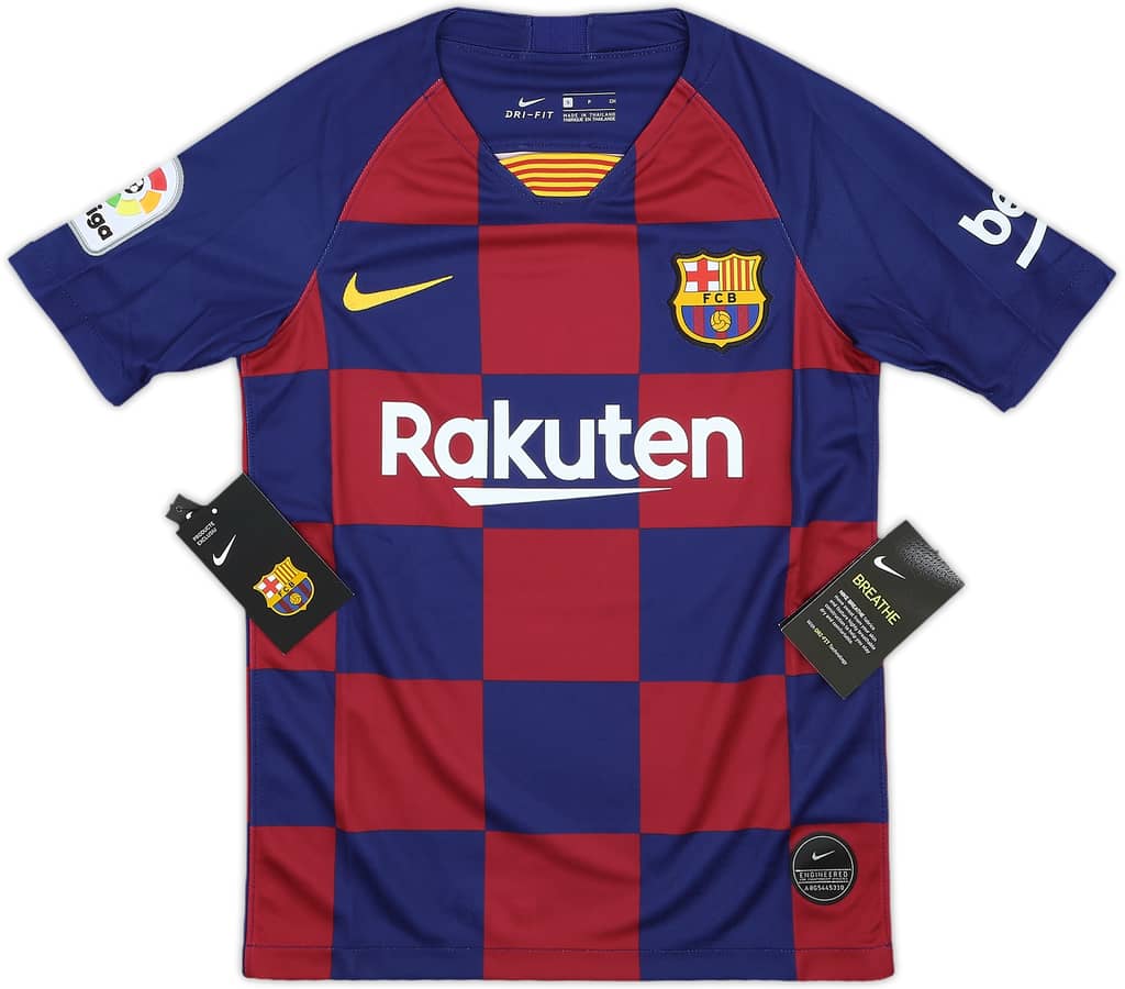 2019-20 Barcelona Home Shirt (S.Boys)