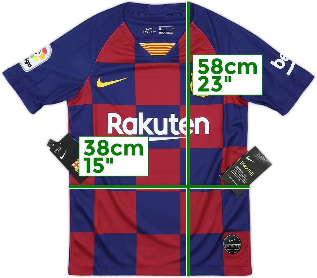 2019-20 Barcelona Home Shirt (S.Boys)