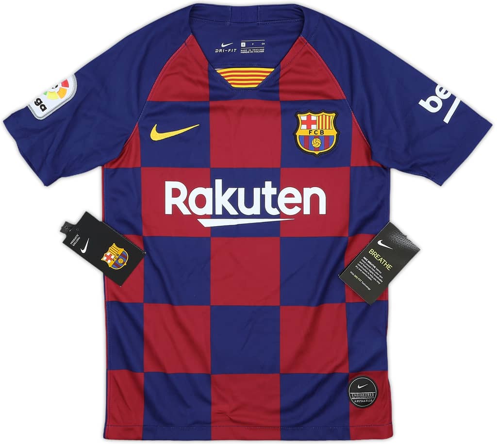 2019-20 Barcelona Home Shirt (S.Boys)