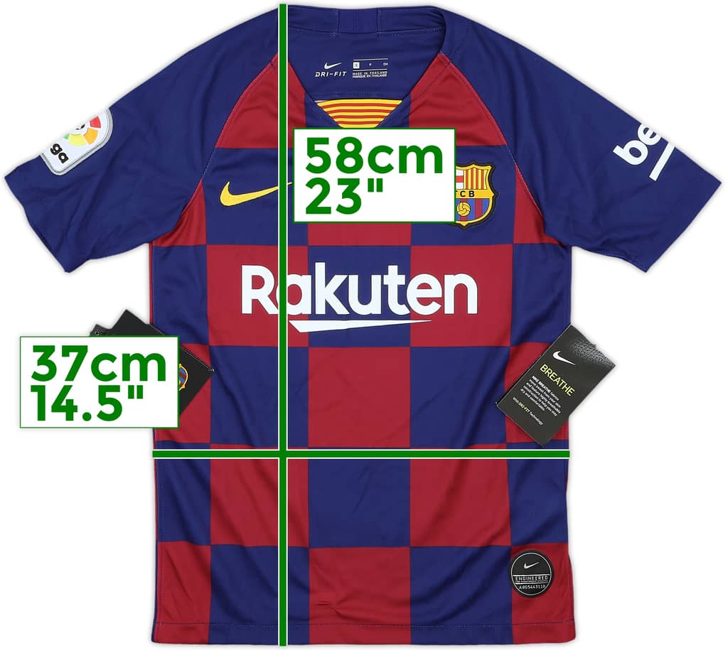 2019-20 Barcelona Home Shirt (S.Boys)