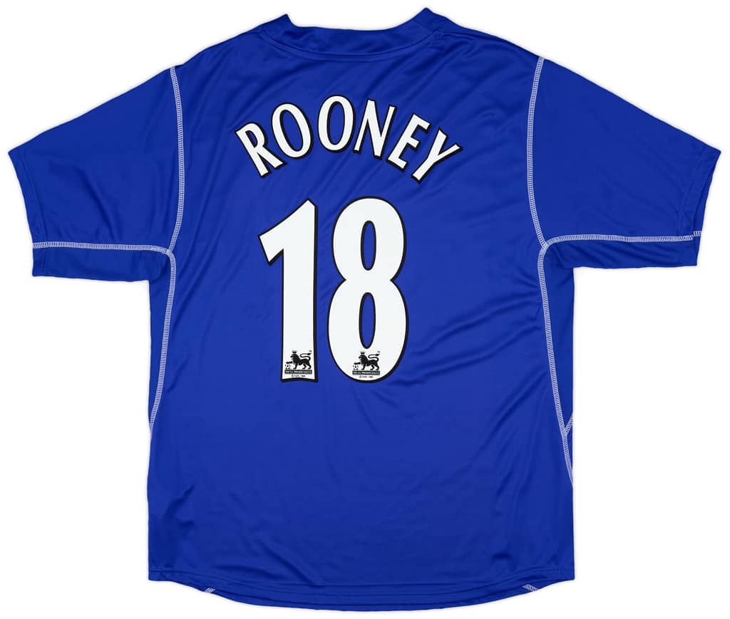 2002-03 Everton Home Shirt Rooney #18 (XL)