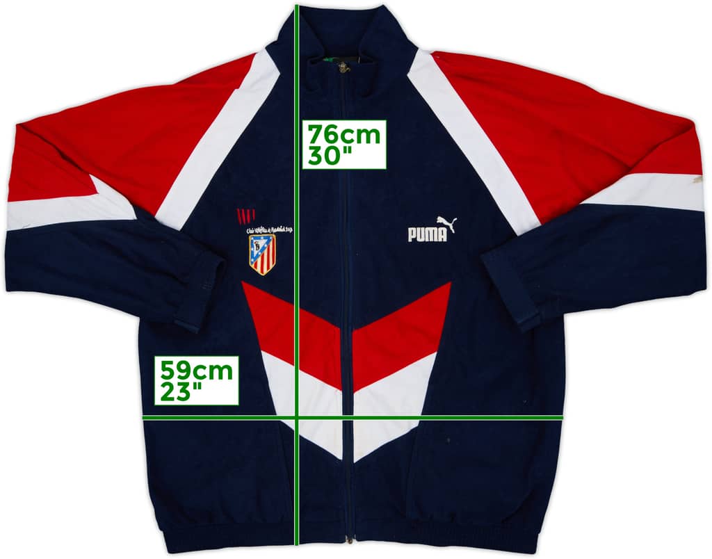 1996-98 Atletico Madrid Puma Track Jacket - 8/10 - (XXL)