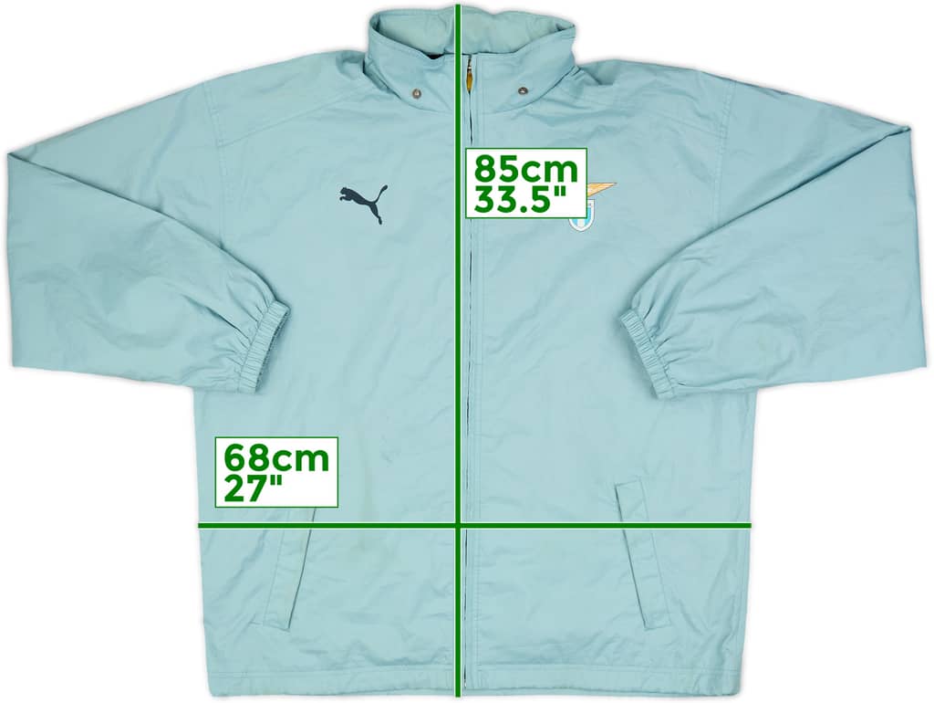 2002-03 Lazio Puma Hooded Rain Jacket - 7/10 - (XL)