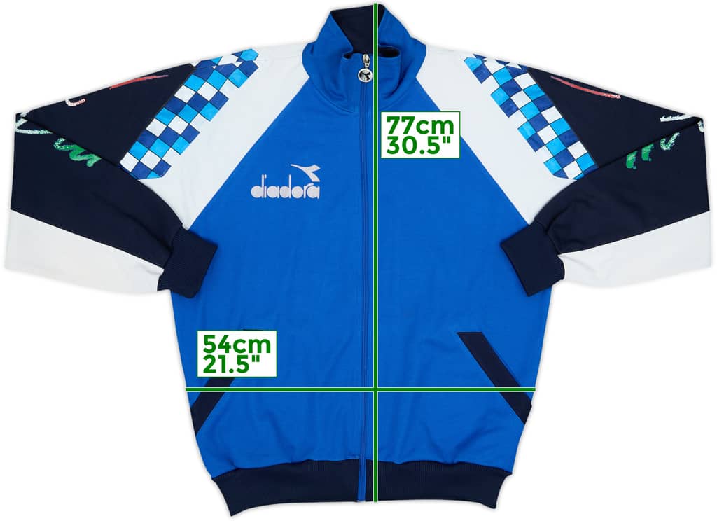 1990 Diadora Track Jacket (Italy) - 8/10 - (L)