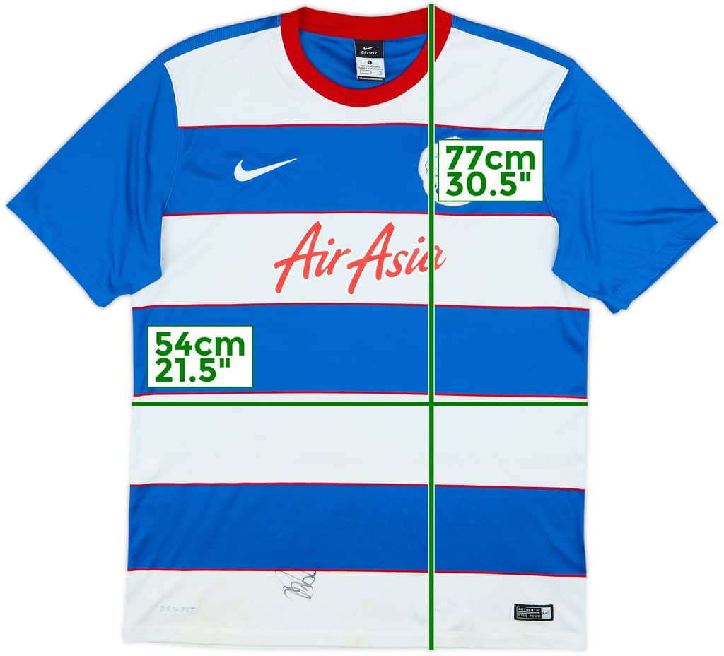 2015-16 QPR Signed Home Shirt - 5/10 - (L)