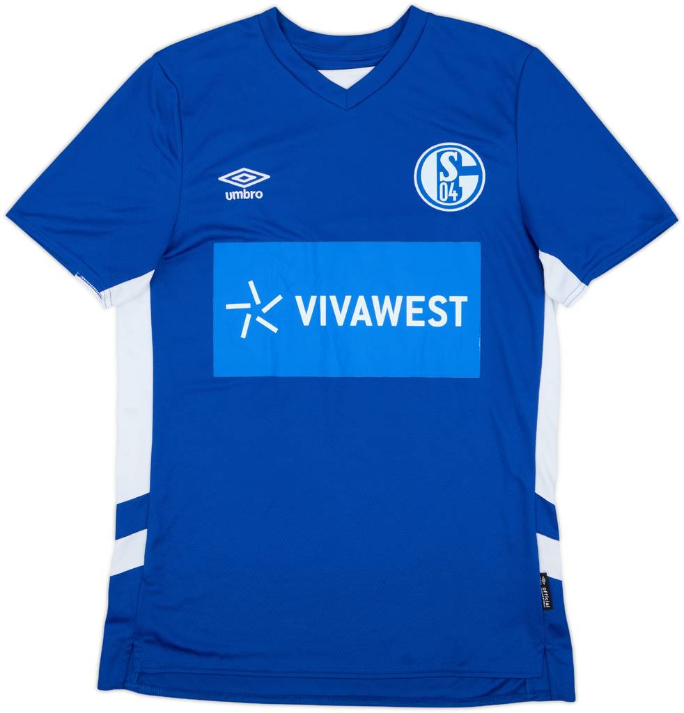 2021-22 Schalke Home Shirt - 8/10 - (M)