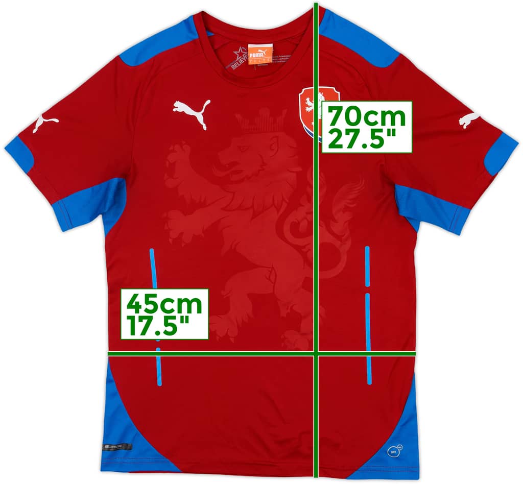 2014-15 Czech Republic Home Shirt - 8/10 - (S)