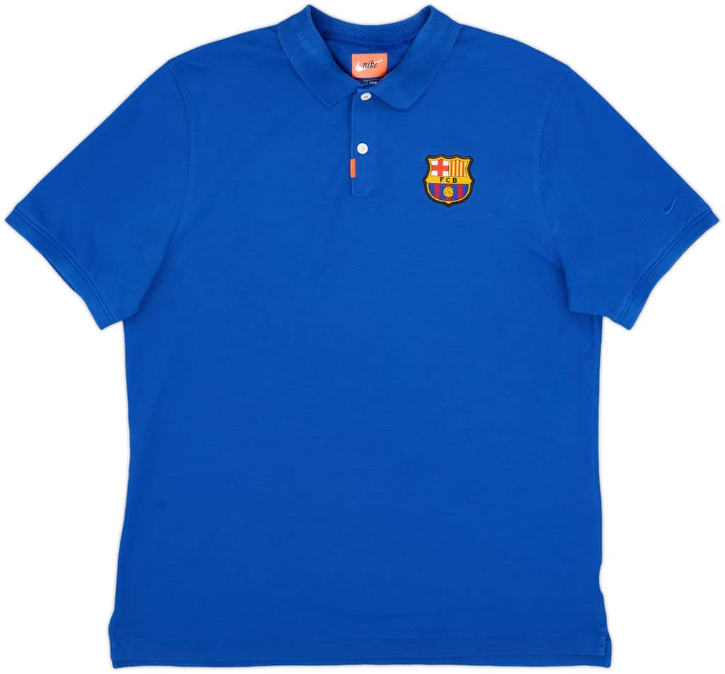 2019-20 Barcelona Nike Polo Shirt - 8/10 - (M)