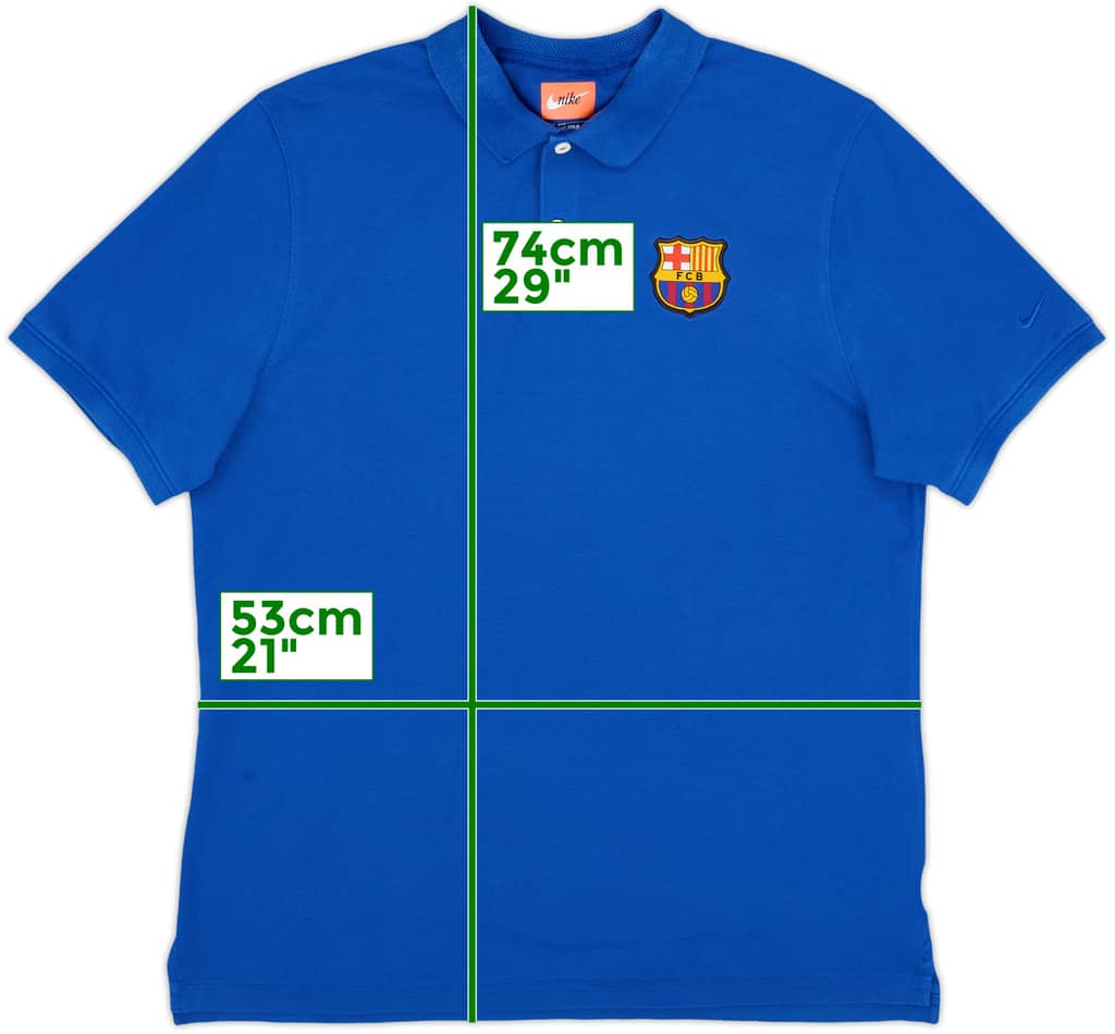2019-20 Barcelona Nike Polo Shirt - 8/10 - (M)