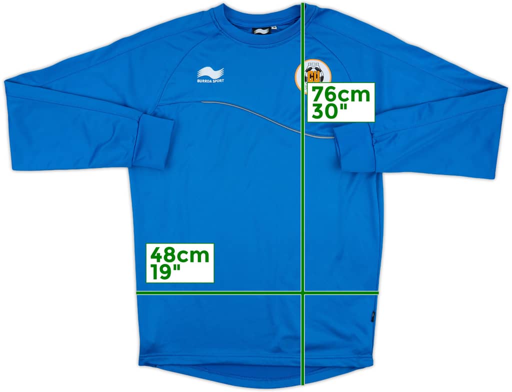 2012-13 Cambridge United Burrda Sport Sweat Top - 8/10 - (S)