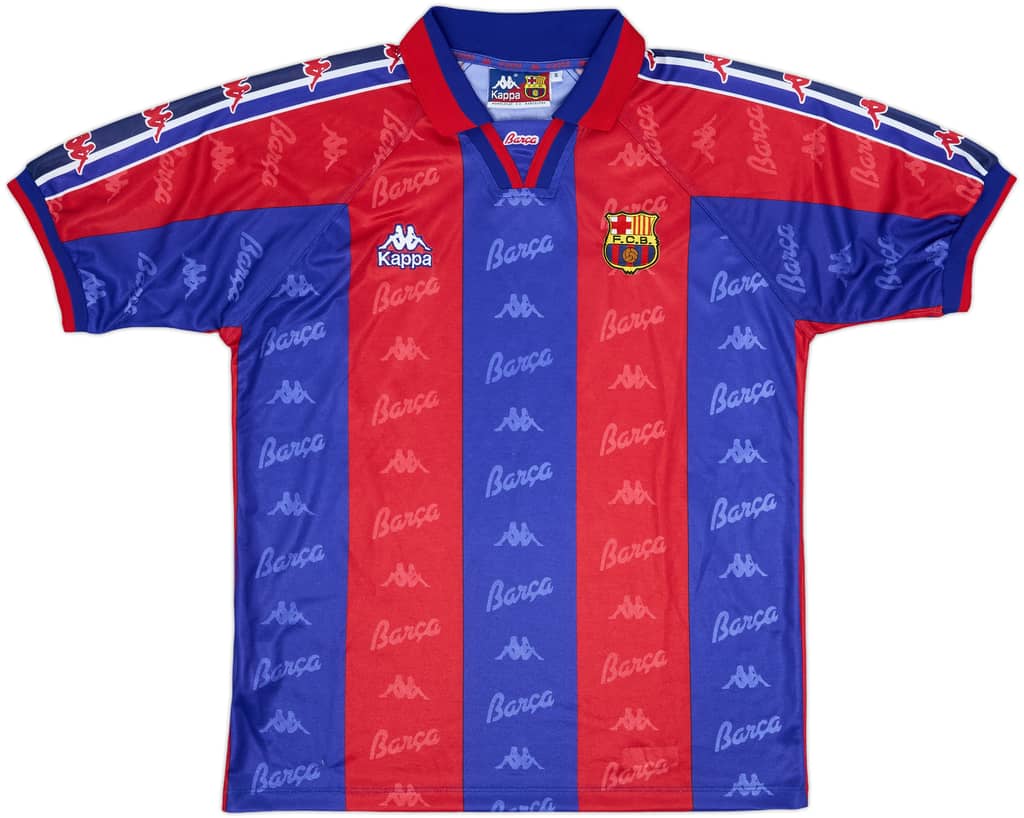1995-97 Barcelona Home Shirt - 9/10 - (S)