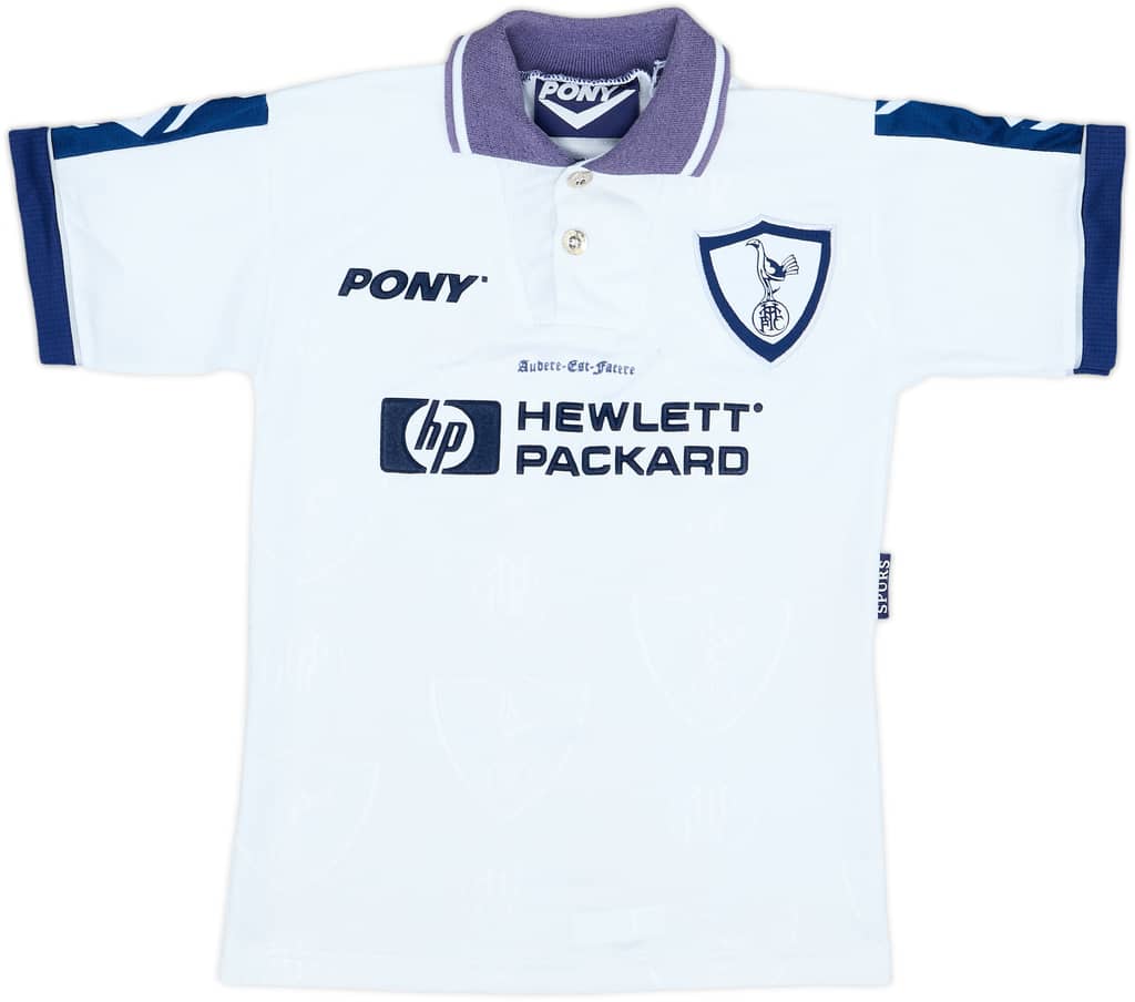 1995-97 Tottenham Home Shirt - 8/10 - (S.Boys)