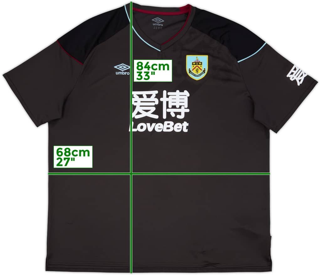 2020-21 Burnley Away Shirt - 9/10 - (4XL)