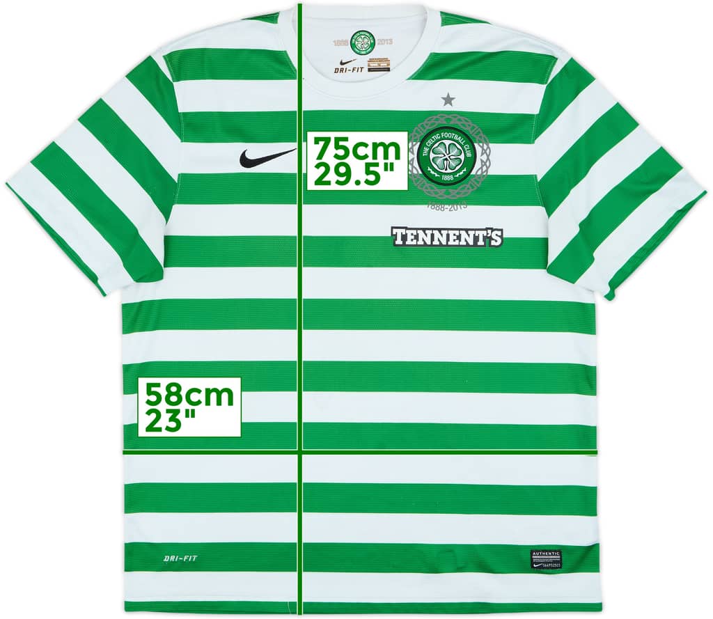 2012-13 Celtic '125th Anniversary' Home Shirt - 6/10 - (XL)