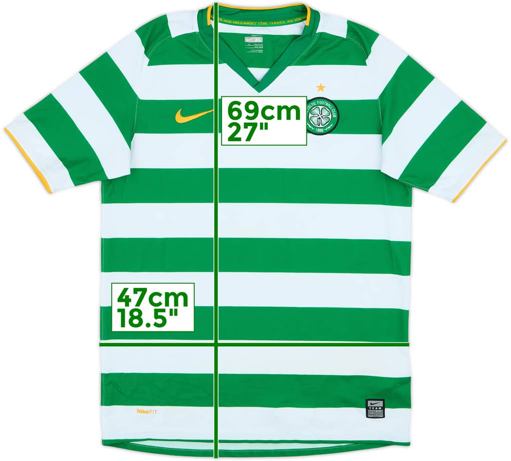 2008-10 Celtic Home Shirt - 4/10 - (XL.Boys)