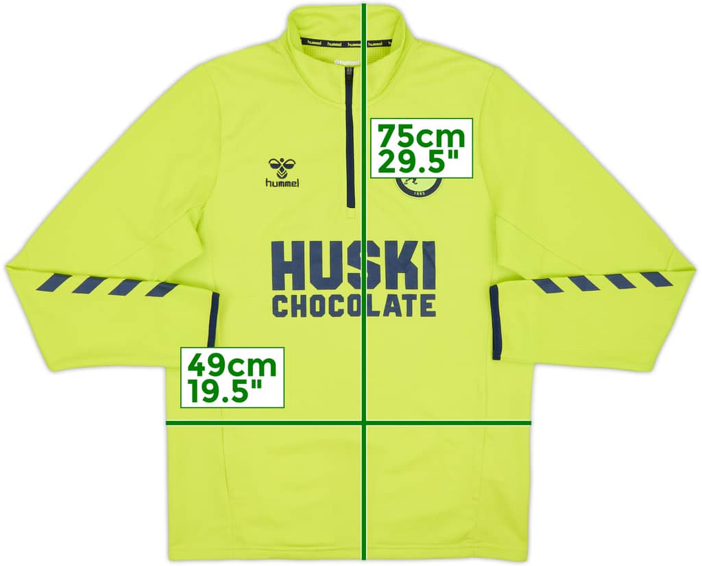 2022-24 Millwall Hummel 1/4 Zip Drill Top - 8/10 - (M)