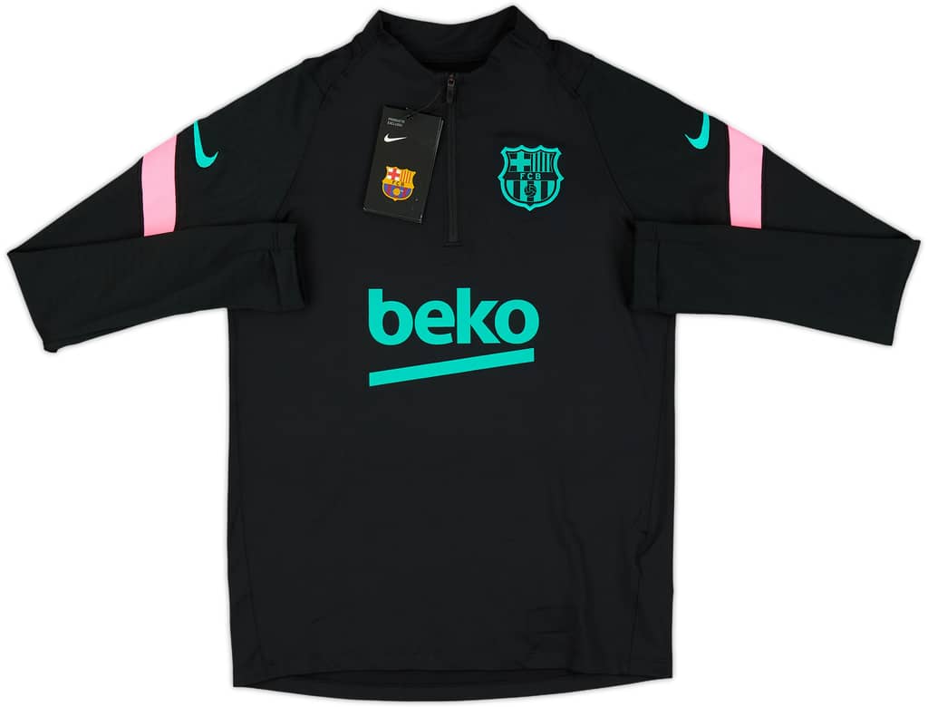 2020-21 Barcelona Nike 1/4 Zip Training Top (L.Boys)