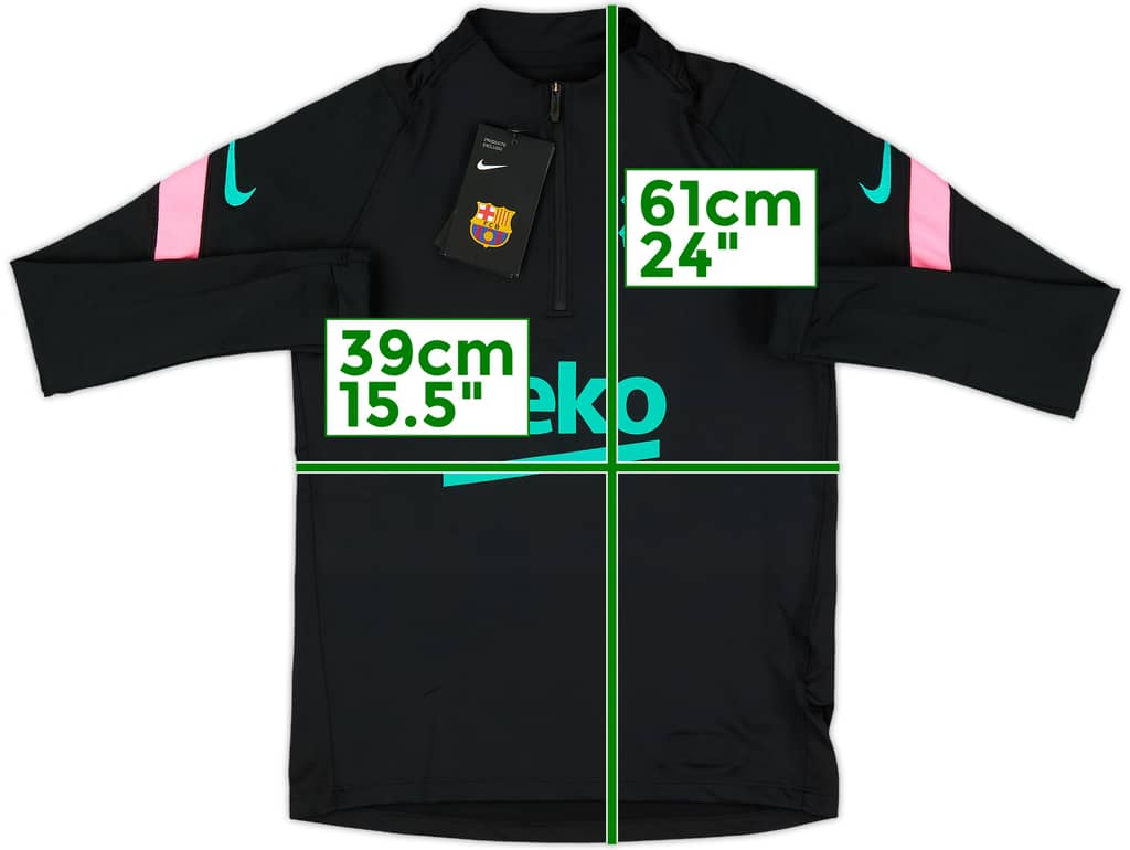 2020-21 Barcelona Nike 1/4 Zip Training Top (M.Boys)