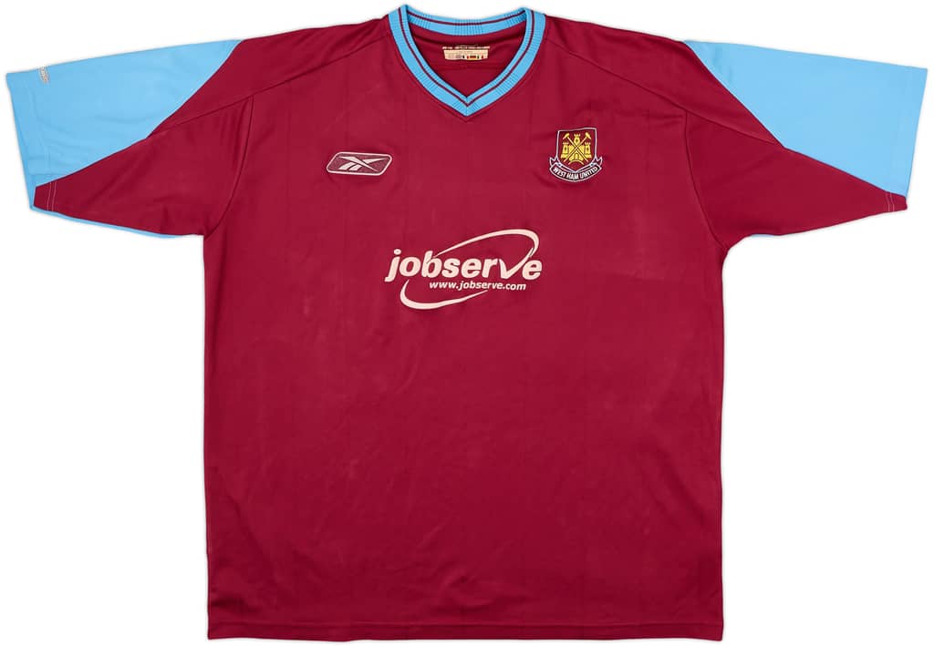 2003-05 West Ham Home Shirt - 8/10 - (XXL)