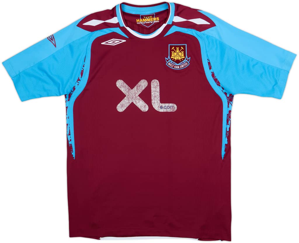 2007-08 West Ham Home Shirt - 5/10 - (M)