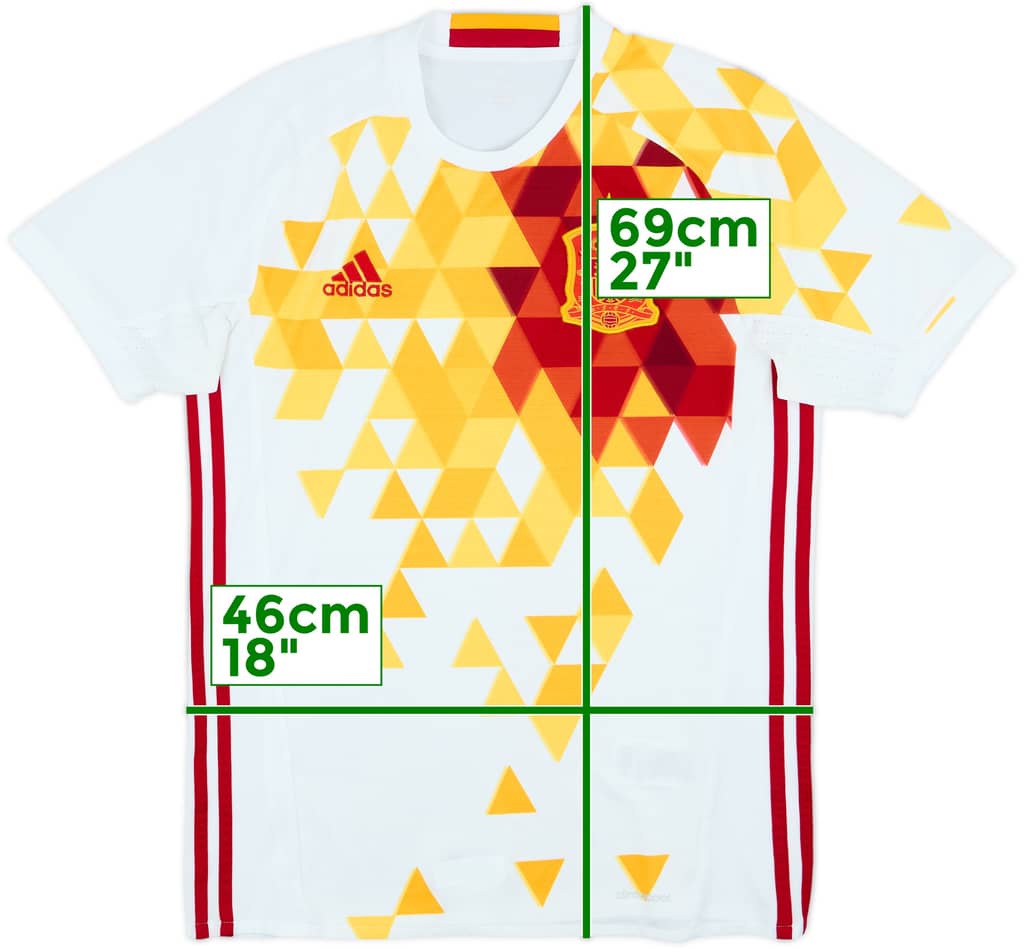 2016-17 Spain Away Shirt - 8/10 - (S)