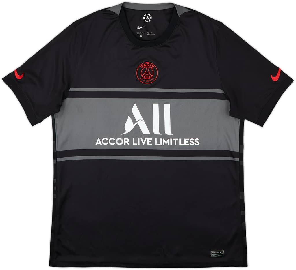 2021-22 Paris Saint-Germain Third Shirt - 8/10 - (L)